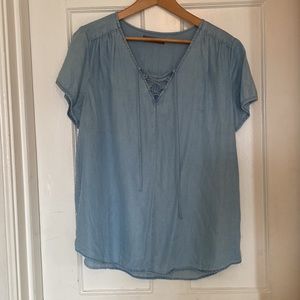Denim-look Lycocell Top